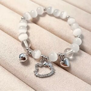 Y2K Style Beaded Elastic Officially Licensed Hello Kitty Bracelet